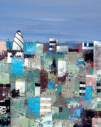 Lee McCarthy London Heights Canvas Print, Multi-Colour, 40 x 50 cm