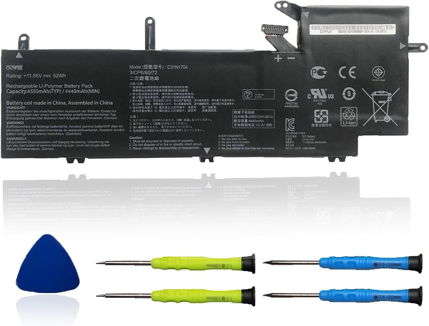 Amazon.com: OUWEE C31N1704 Laptop Battery Compatible with ASUS