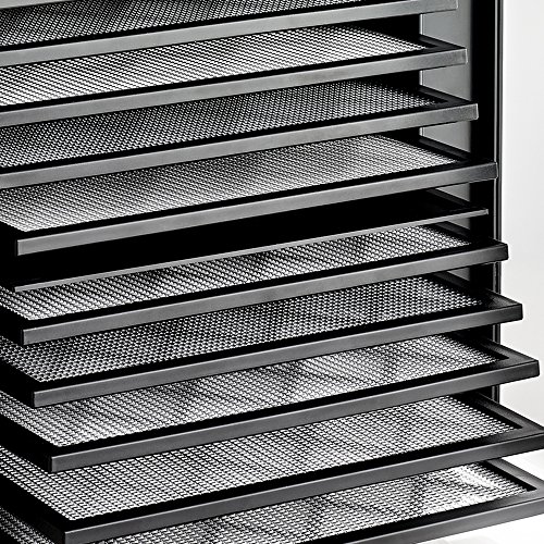 Excalibur Res10 Food Dehydrator Electric With Programmable Smart Digital Controller Features Two Drying Zones With Adjustable Time And Temperatures, Save Up To 30 Recipes, 10-Tray, Black #TOP4