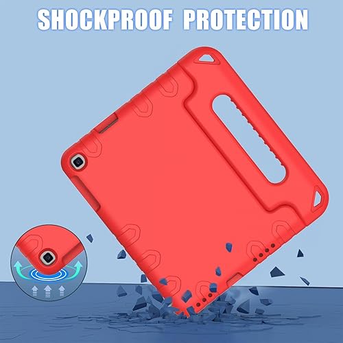 Miniatura 10 de BMOUO Funda para niños para Samsung Galaxy Tab A 101 2019 SM-T510T515 a prueba de golpes ligera con mango convertible para Samsung Galaxy Tab A de