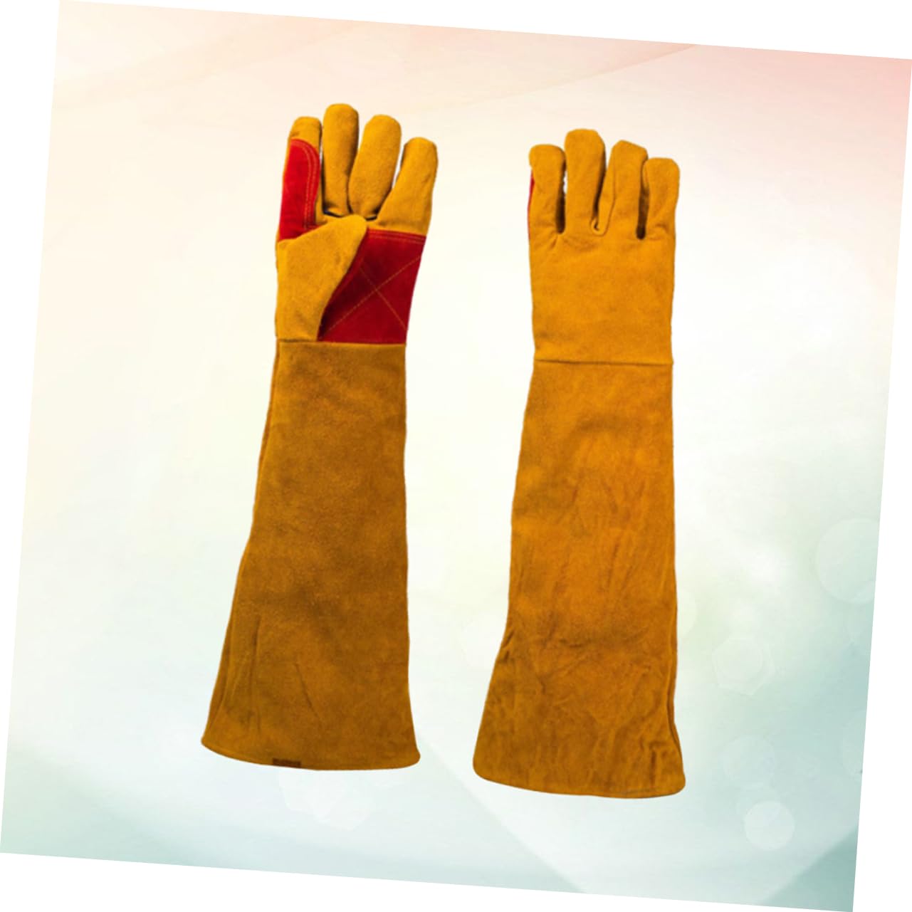 Moufles de Soudage en Cuir Bovin Résistants à L'usure 60 Cm