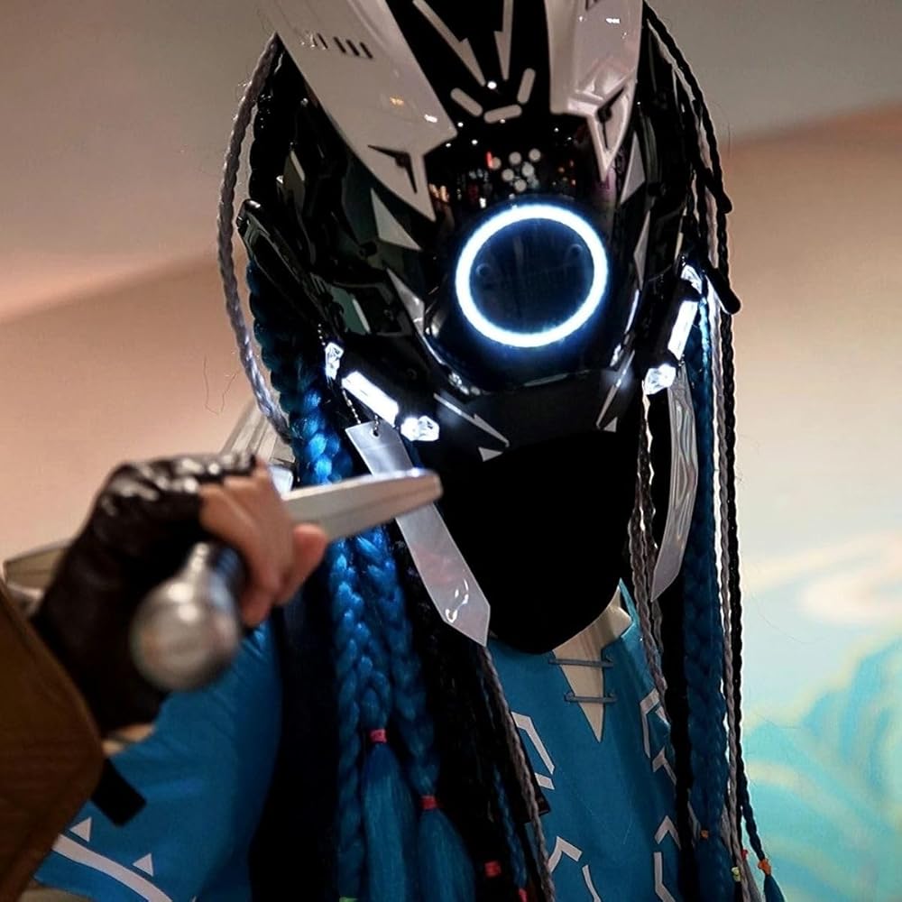 サイバー マスク コスプレ Amazon.co.jp: サイバーパンク風マスク コスプレ用ガスマスク