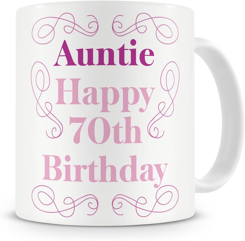 70th birthday gift for aunt