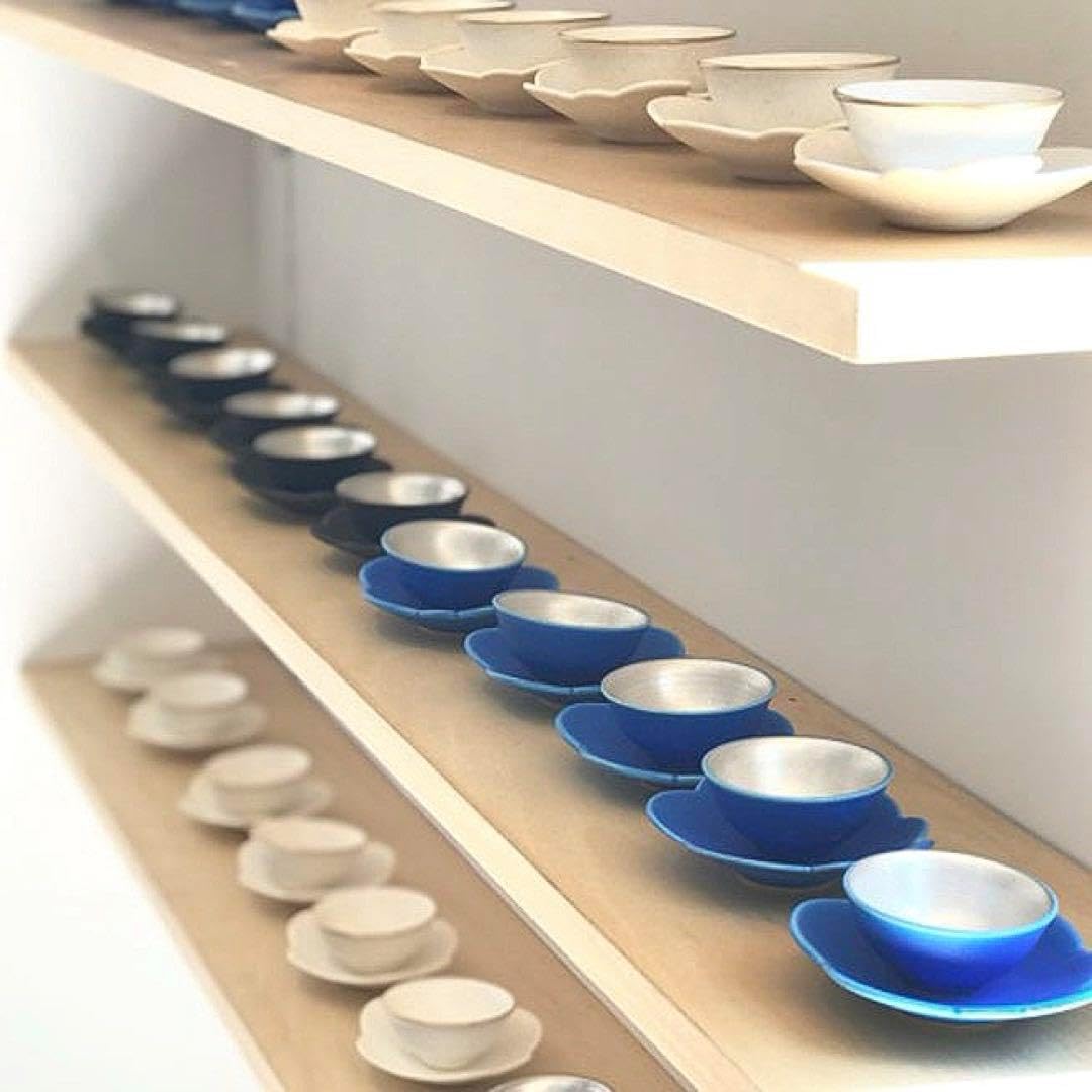 東一仁 湯呑み 茶托 ウンリュウ 2客セット 小皿 豆皿 未使用 【公式通販】 東一仁 湯呑み 茶托 ウンリュウ 2客セット 小皿 豆皿 未使用 【公式通販】