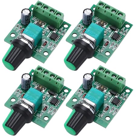 Regolatore Velocità Motore CC PWM 6V-24V 3A - 2 Pezzi Con Interruttore - Foto 2