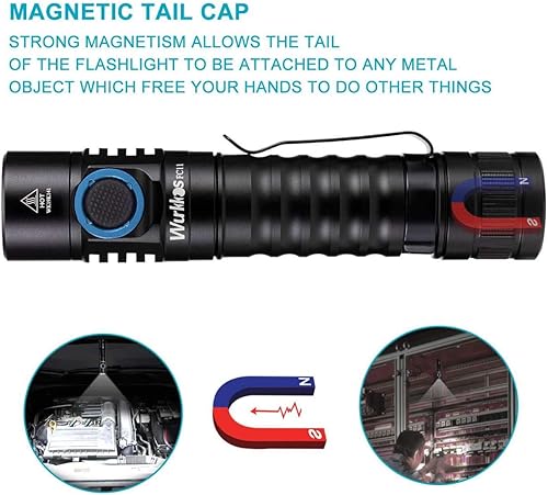 Miniatura 5 de wurkkos FC11 FC13 TS10 Linterna LED para uso doméstico y exterior
