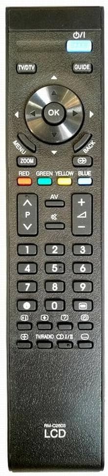 New Replace RM-C2503 fit for JVC LCD TV Remote Control LT19DB9BD LT26HA20U LT-42E478