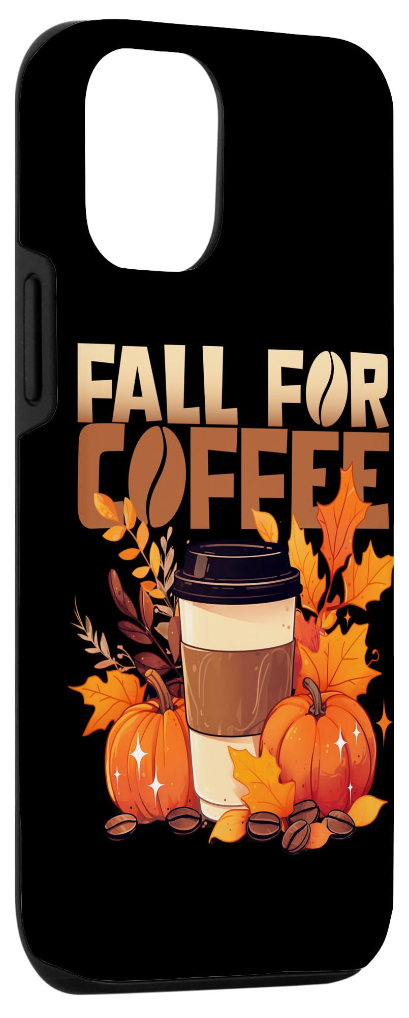 iPhone 12/12 Pro Fall For Coffee Pumpkin And Fall Leaves Autumn Season Case - Image 3