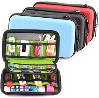 Amosfun Maleta De Viagem Para Eletrônicos Bolsa De Viagem Pequena Maleta De Viagem Bolsa De Transporte De Eletrônicos Maleta De Transporte De Eletrônicos Bolsas Organizadoras De Viagem