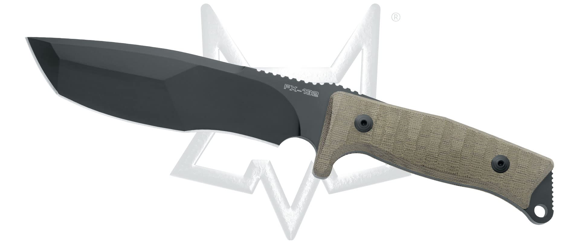 Fox Knives FX-132 MGT Trapper Fixed Blade Knife, Green : Amazon 