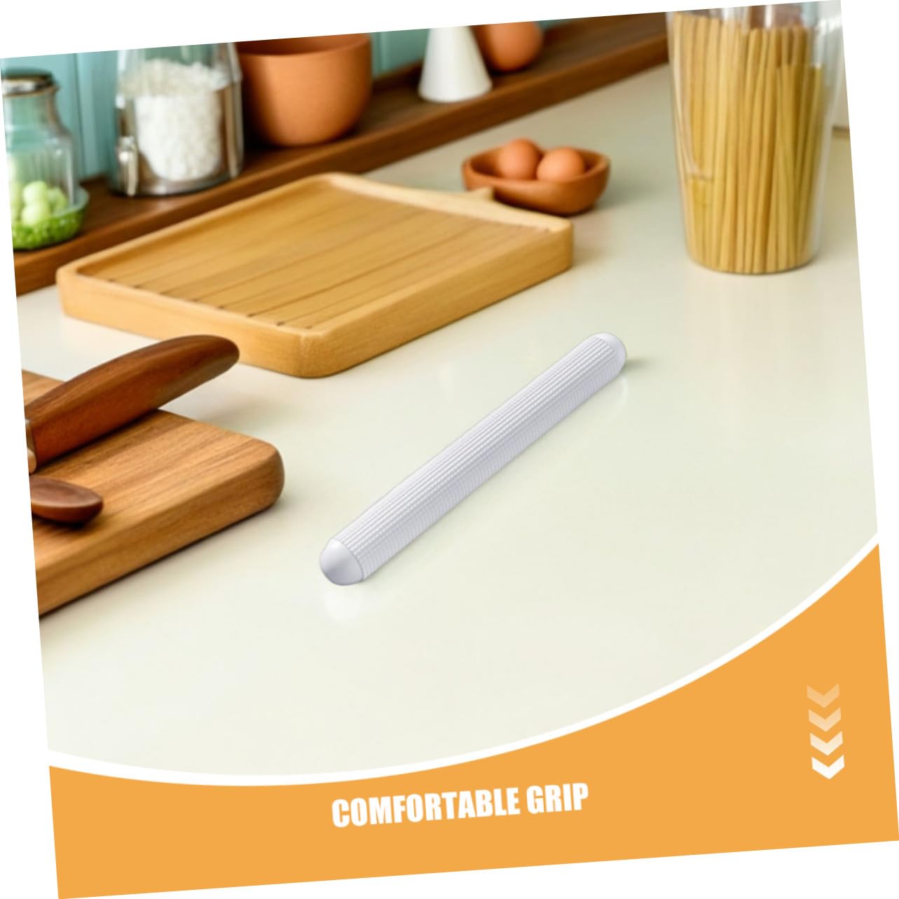 6 Piezas Rodillo de Fondant con Puntos Elevados Antiadherente Rodillo de Plástico Ligero para Masa de Pan Pizza Pasta y Empanadillas Agarre Ergonómico Cómodo para Cocina y