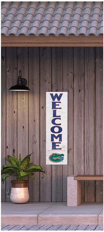 KH Sports Fan Florida Gators 10"x35" WELCOME Indoor Outdoor Sign