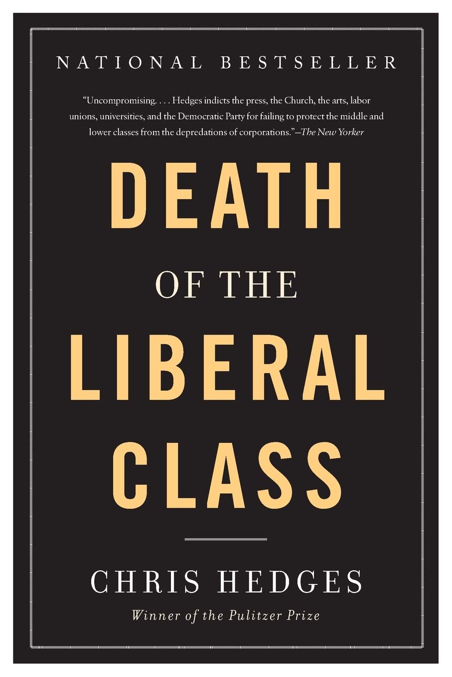 Death of the Liberal Class cover
