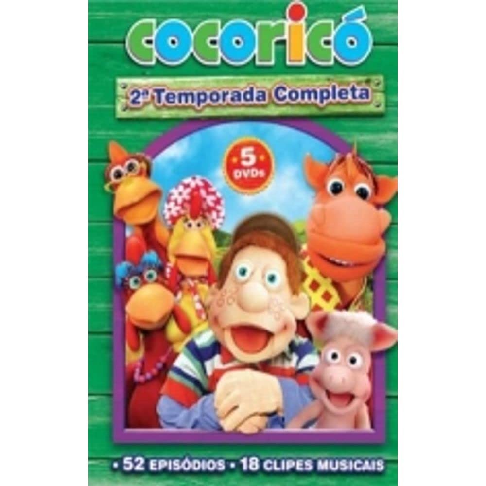 Dvd Cocoricó - Segunda Temporada (5 Dvds) : Amazon.com.br: Eletrônicos