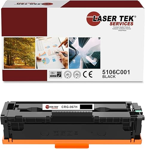 Laser Tek Services Cartucho de tóner de repuesto compatible para impresoras 067H 5106C001 de alto rendimiento compatible con impresoras Canon