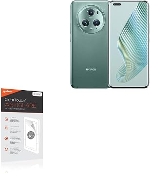 BoxWave Screen Protector Compatible with Honor Magic5 Pro - ClearTouch Anti-Glare 2-Pack, Anti-Fingerprint Matte Film Skin