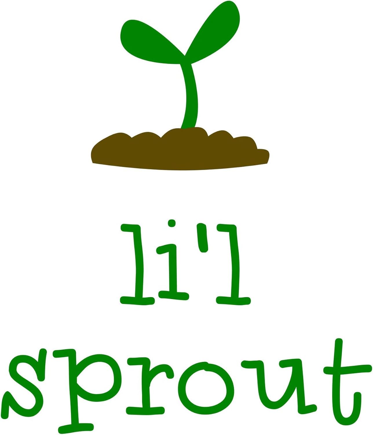 CafePress Lil Sprout Maternity T Shirt Women's Maternity Ruched Side T-Shirt