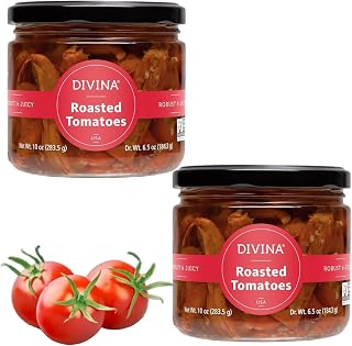 DIVINA Roasted Red Tomatoes, 10 Ounces, (2-Pack)