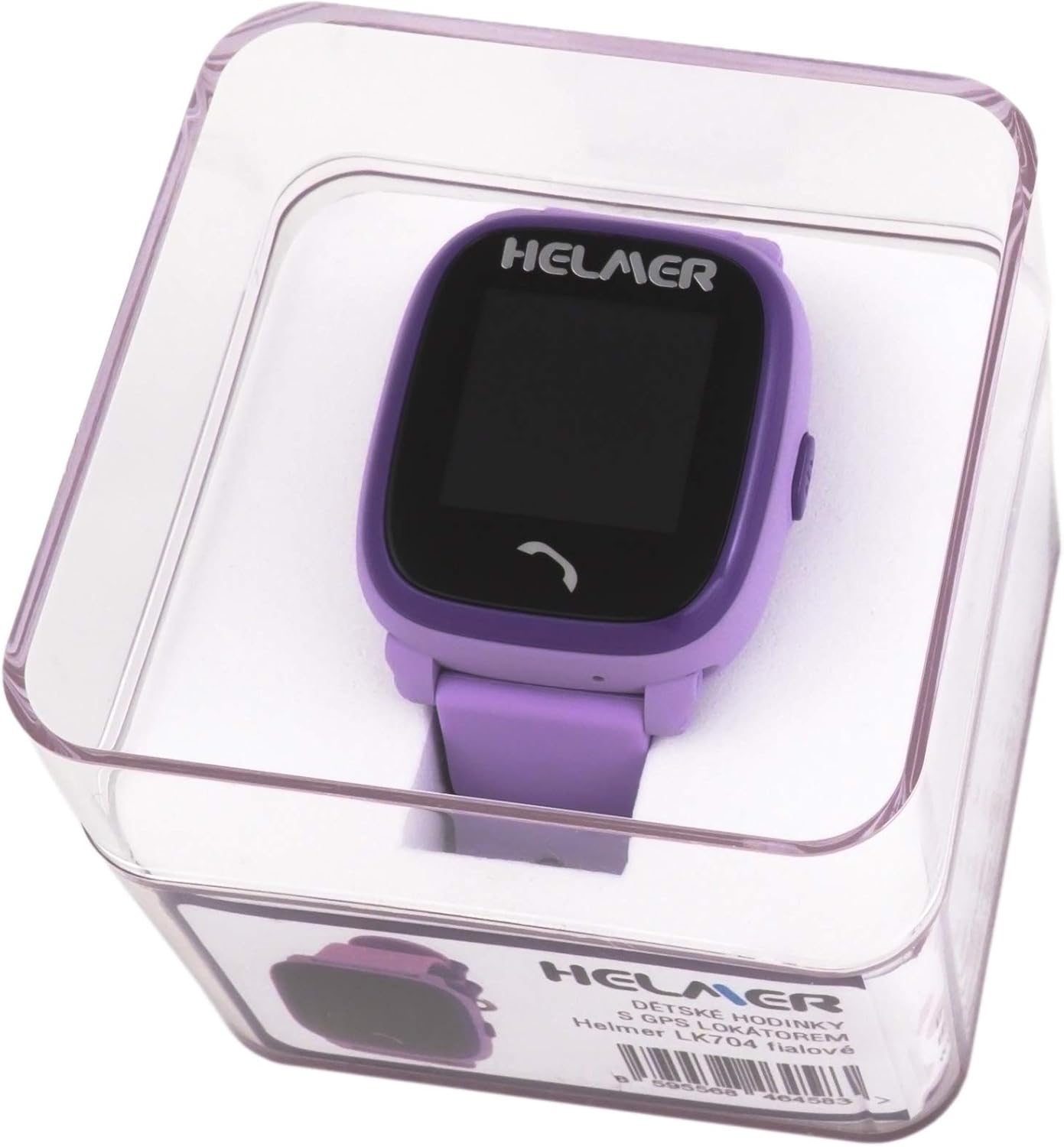 Helmer LK704 - Orologio GPS per Bambini, con Funzione di Chiamata, Impermeabile, Colore: Viola Helmer LK704 - Orologio GPS per Bambini, con Funzione di Chiamata, Impermeabile, Colore: Viola