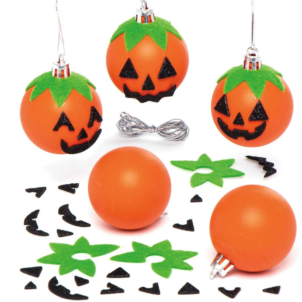 Baker Ross Kit Zucca Con Pompon Per Bambini – Confezione Da 5 – Lavoretto Creativo Di Halloween - 4