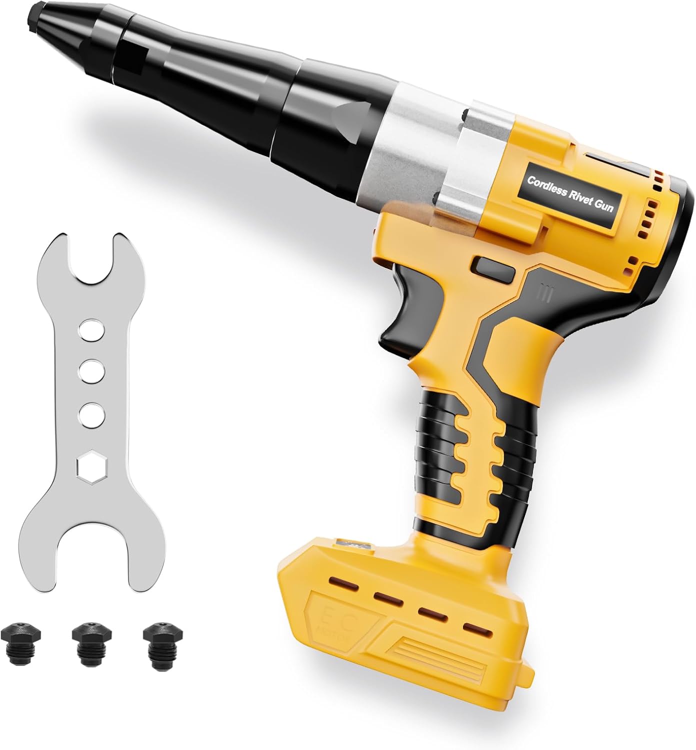 Cordless Rivet Gun Compatible with Dewalt 20V MAX Battery(NO Battery), Electric Pop Rivet Gun for 1/8", 5/32", 3/16" Blind Rivets