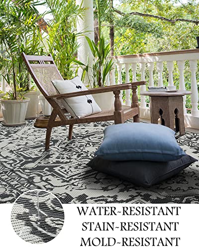 Amoami-Outdoor Rug Carpet 6X9 Ft Waterproof Portable Lightweight Rv Camping Reversible Plastic Straw Mat Outside Area Rug For Patio Clearance Decor Balcony Camping Picnic Rv Mat Rug #TOP3