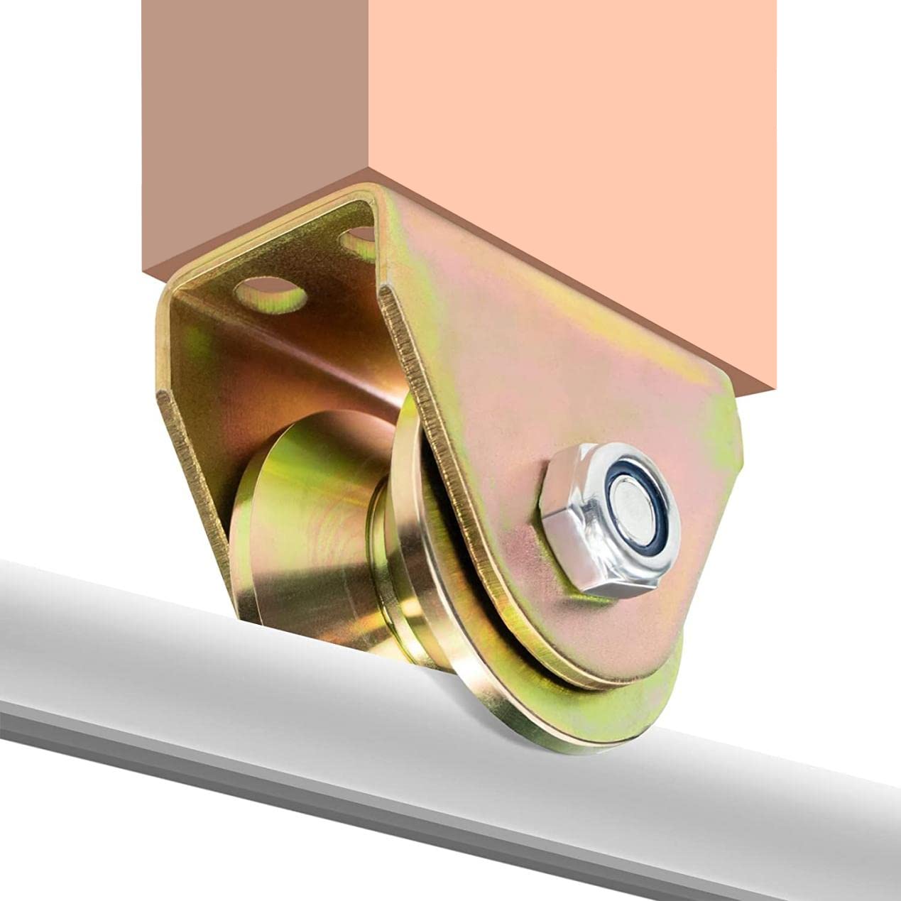 8 Pulegge Per Sollevamento In Acciaio Zincato - Carrucole Con Cuscinetti Per Funi E Cavi - Foto 10