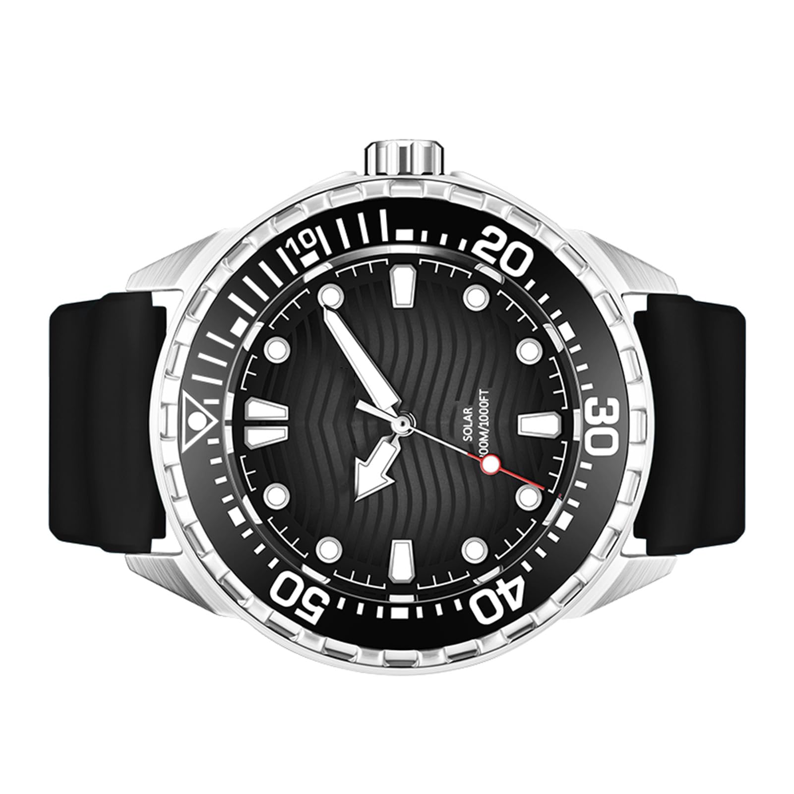 SENECESLI Reloj de Buceo Deportivo Impermeable, 300m/1000 Pies, Iluminación Rápida, Reloj de Cuarzo para Al Aire, Casual, Negocios, Diariamente