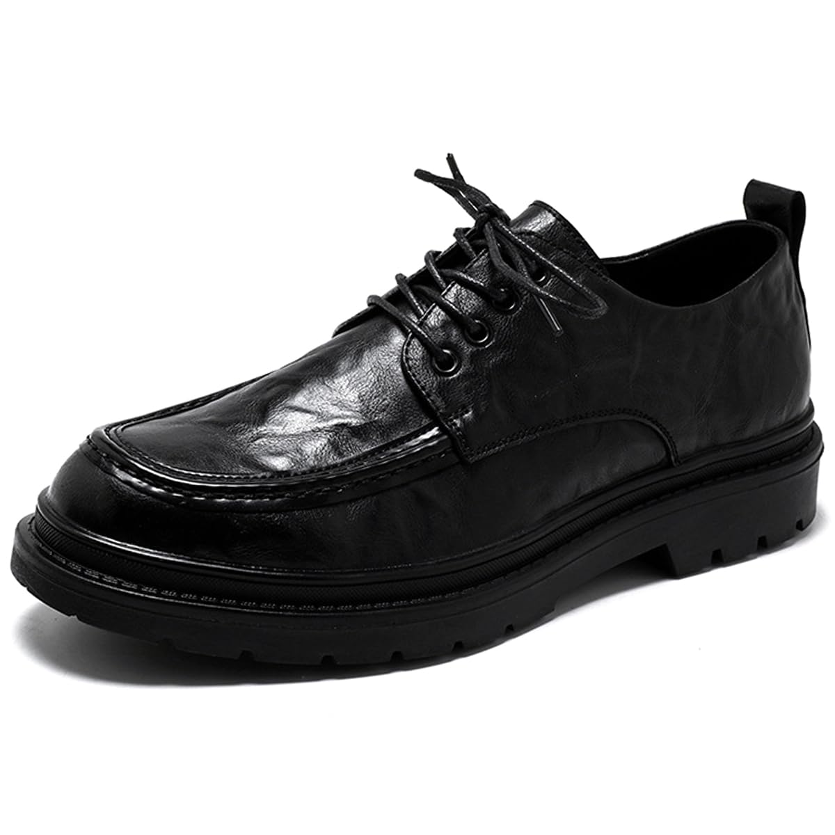 Scarpe Oxford da Uomo con Plateau Business Classic Eleganti | Scarpe Formali Stringate Matrimonio per L'Ufficio l'uso Quotidiano