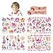 Tatuajes Temporales Para Niños Niñas, 8 Sheets 200+ Pcs Hojas Dibujos animados Tatuaje Falso Pegatinas Para piñata Niños infantiles fiesta de cumpleaños regalo Bolsas Relleno（barbie）