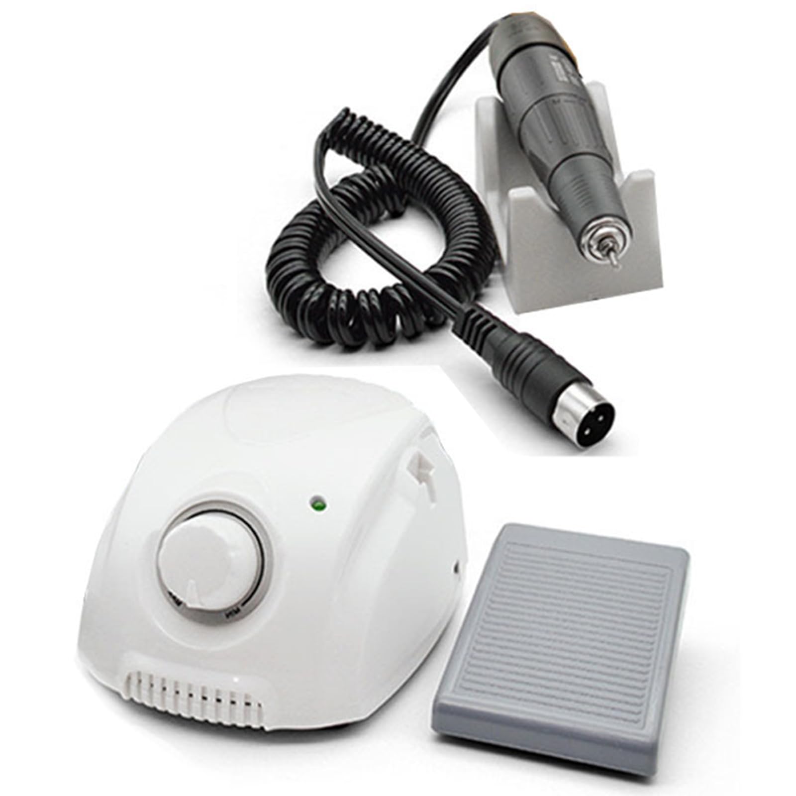 KHZKHC Portable Nail Drill Professional 35000 RPM, Electric Nail Files Machine 65w, Arts Crafts Sanding, for Manicure Salon Home