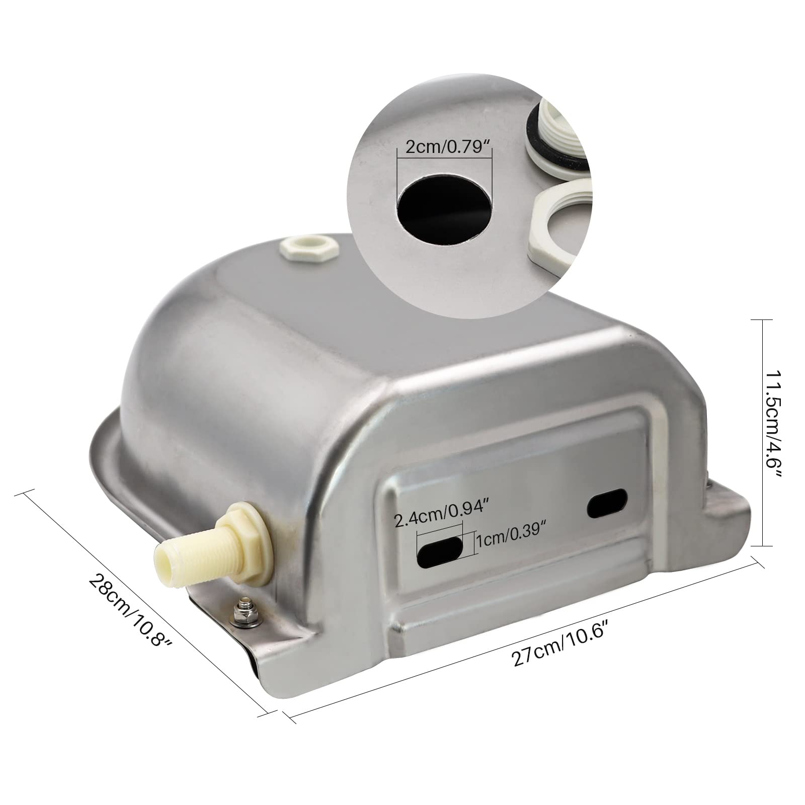 Abbeveratoio Automatico Per Animali - Con Valvola Galleggiante, Ideale Per Cani, Pecore E Altri - Foto 3