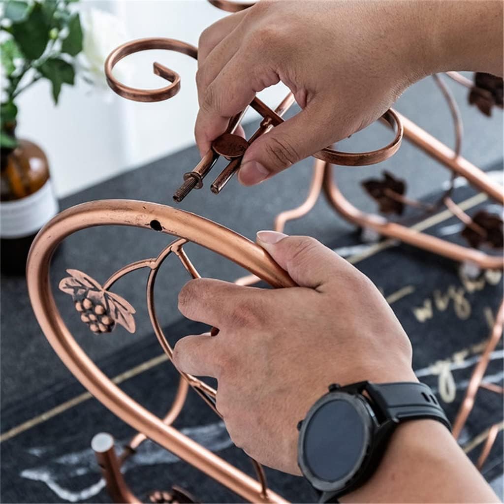 Wine Cabinet Display Rack Metal Wine Bottle Bracket Storage Utensils