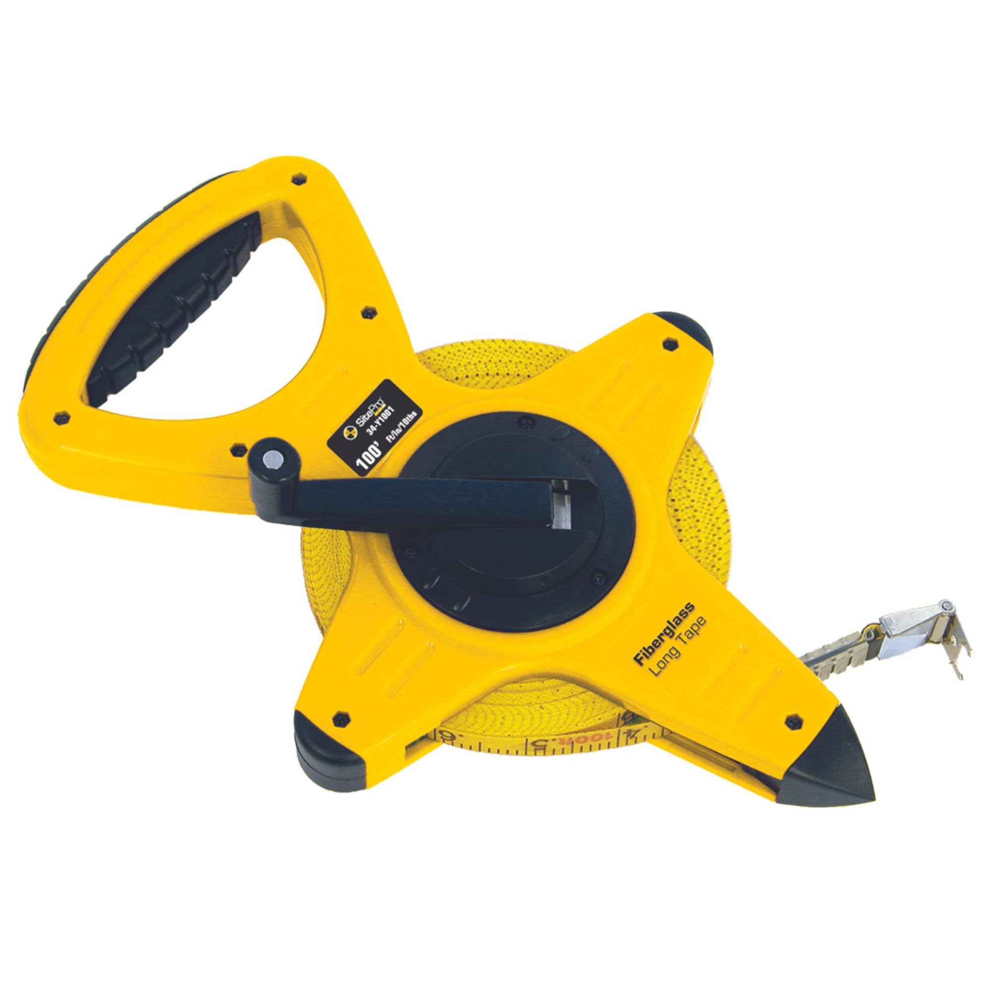 SitePro 34-Y1008 - Cinta de fibra de vidrio de 30 m, doble cara, pies/pulgadas / 8