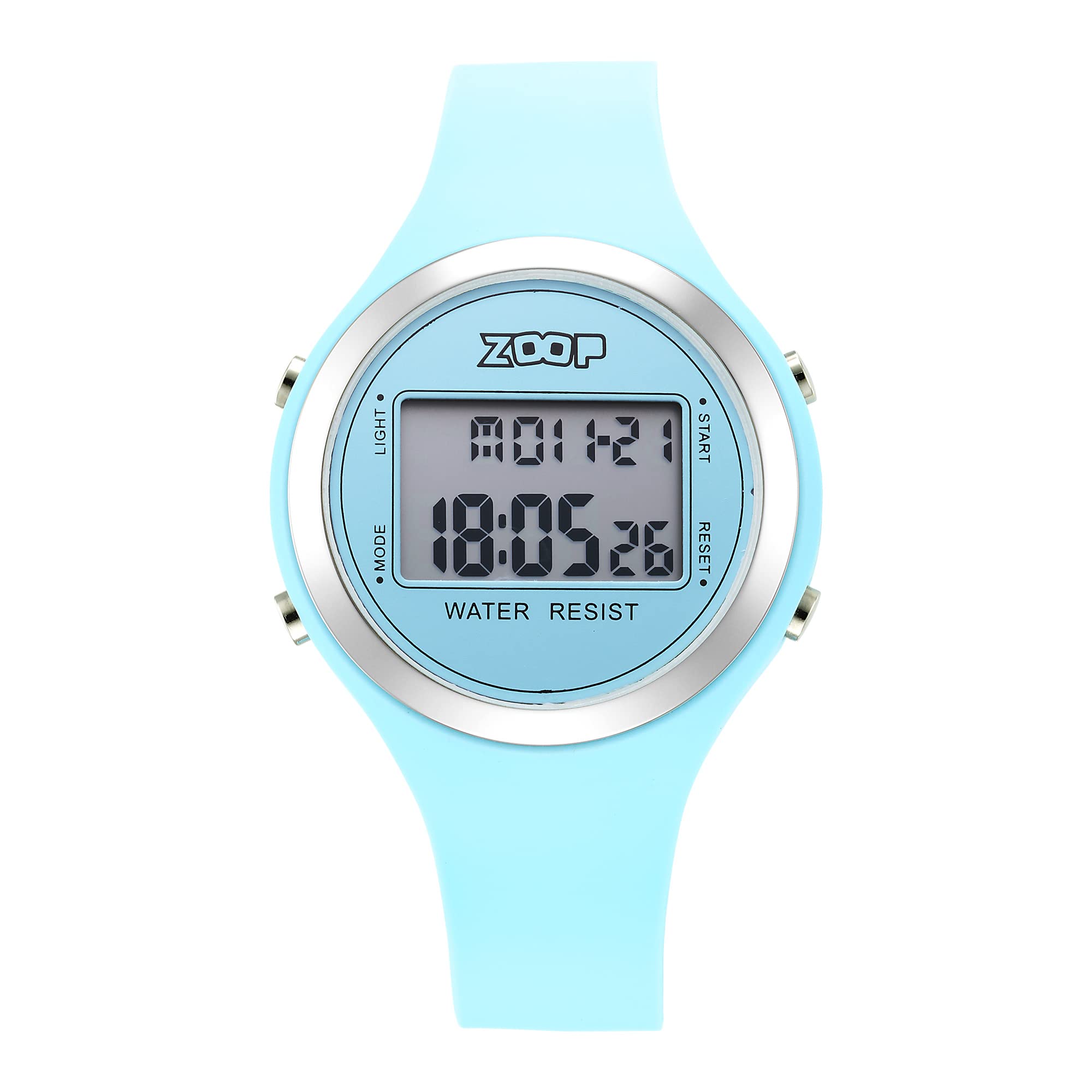 Zoop Unisex 40 x 38 x 9 mm Digitals Black Dial Silicone Digital Watch - 26024PP03W (B0BPSQKVFJ) Amazon Price History, Amazon Price Tracker