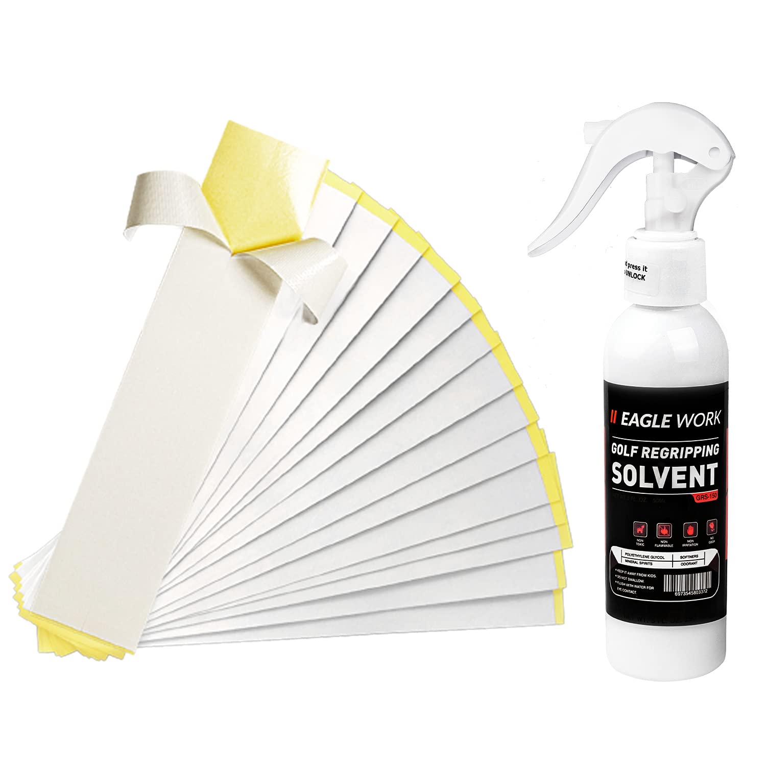 Sponsored Ad – Golf Grip Kits for Regripping Golf Clubs, Four Options Available, Including Golf Grip Tape Strips, Grip Solvent, Hook Blade & Rubber Vise Clamp