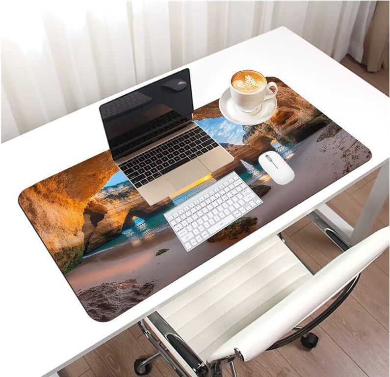 Tapis souris gamer résistant à bords cousus pour éliminer les douleurs