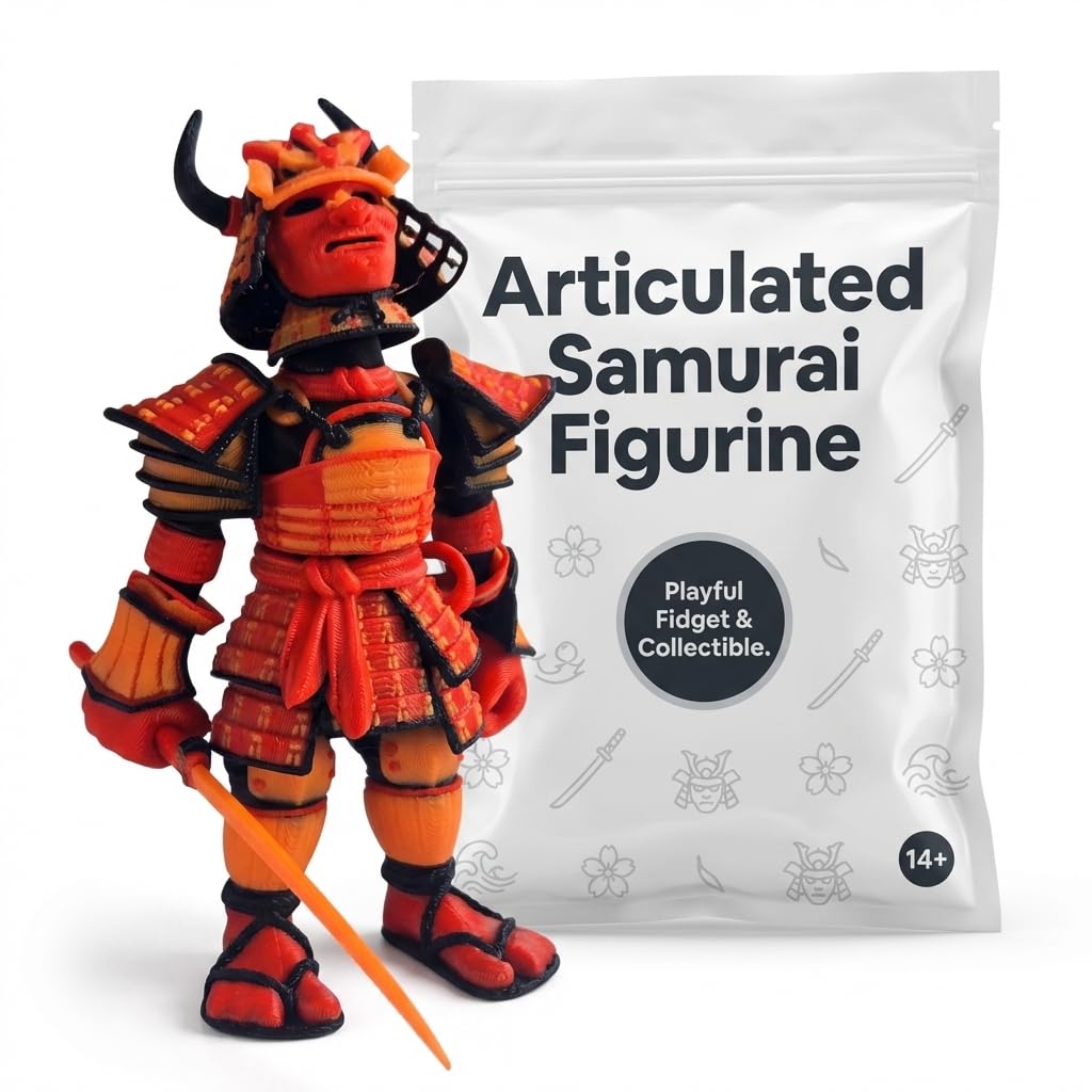 samurai ted様 11/1 お取り置き Amazon.com: Articulated Samurai Warrior Figurine - Striking Red
