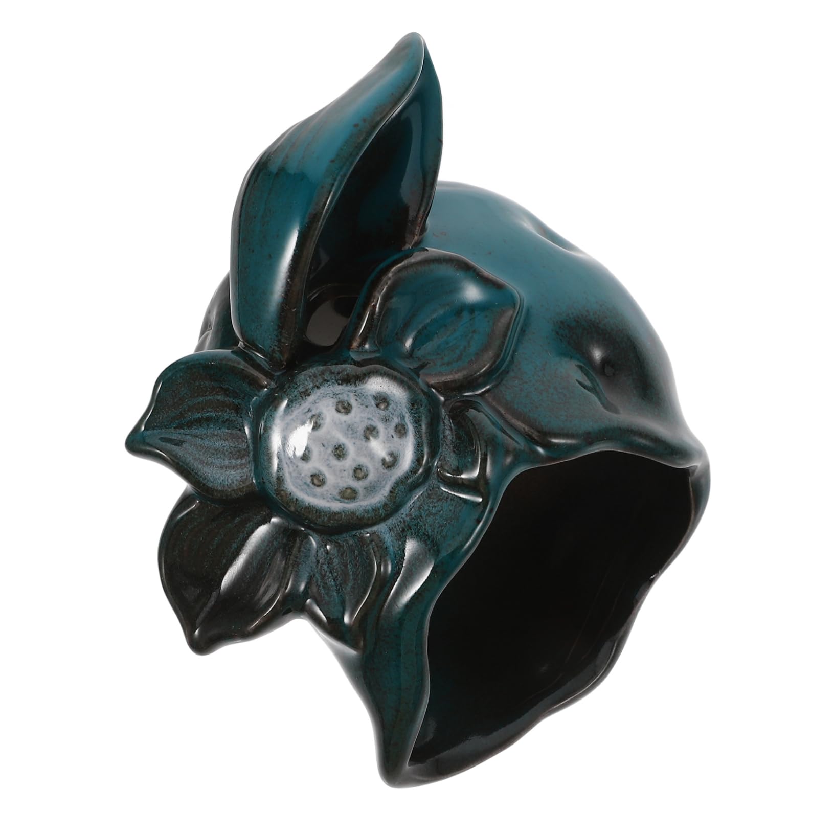 VICASKY Indoor/Outdoor Fountain Spout Replacement Elegant Ceramic Waterfall Supply for Pond Easy Installation Garden Decor