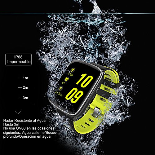 Mindkoo GV68 - Smartwatch impermeabile IP68, stile...