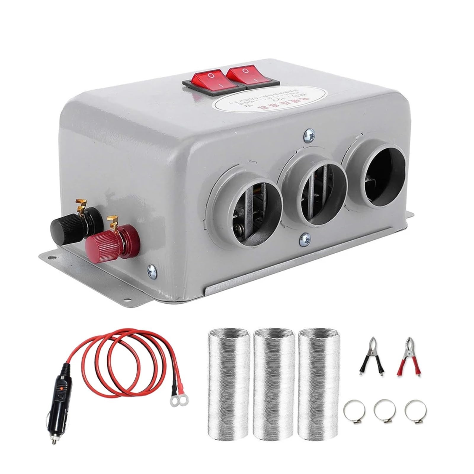 Calentador de coche de 12V/24V, 800W, ventilador de calefacción de refrigeración eléctrica, secador eléctrico, desempañador de parabrisas, descongelador for vehículos recreativos, camiones y ba