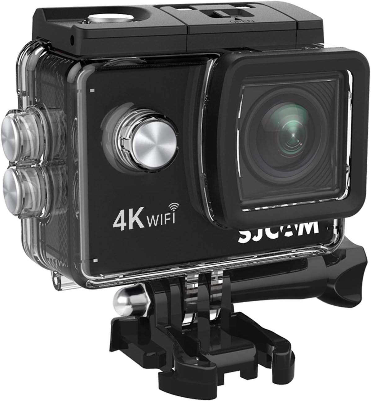 SJCAM SJ4000 WiFi 12MP Optical Full HD WiFi Sports Action Camera 170°Wide FOV 30M Waterproof DV Camcorder, Black