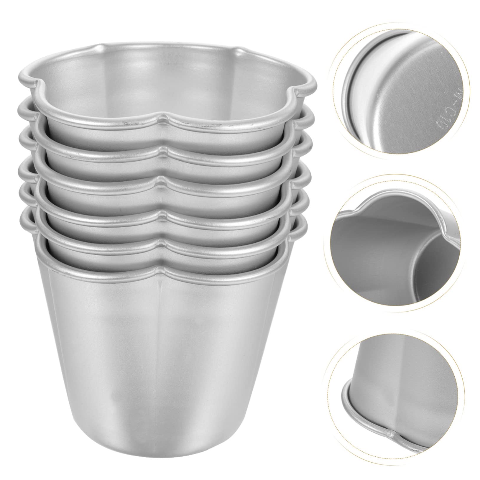ABOOFAN 18piezas Moldes De Muffins Moldes Multiusos Para Pasteles Tartas Pudines y Gelatinas Aptos Para Altas y Limpieza