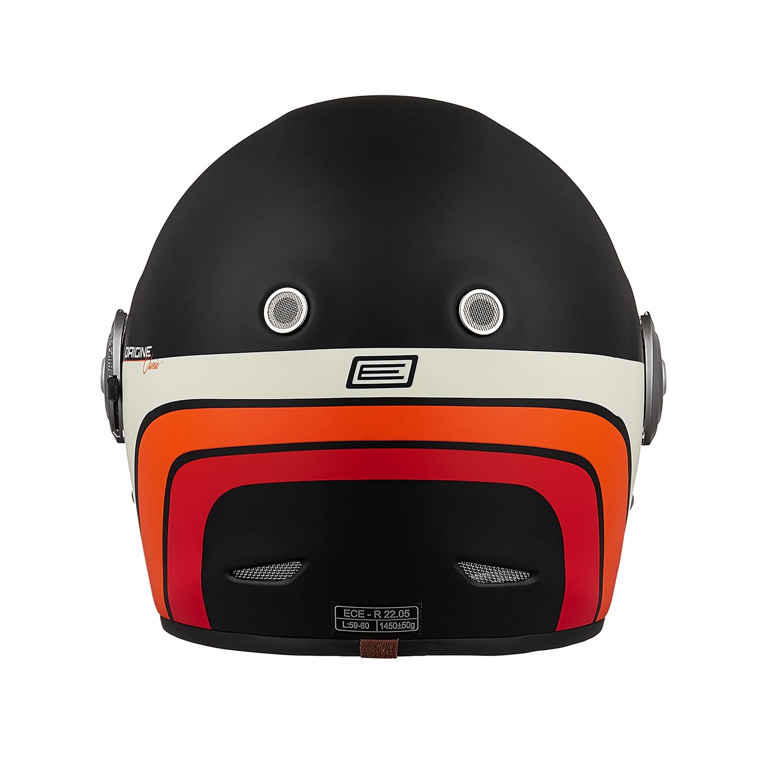 ORIGINE Full Face Integral Motorradhelm Vintage Retro Style Fiberglas Crash Helm ECE