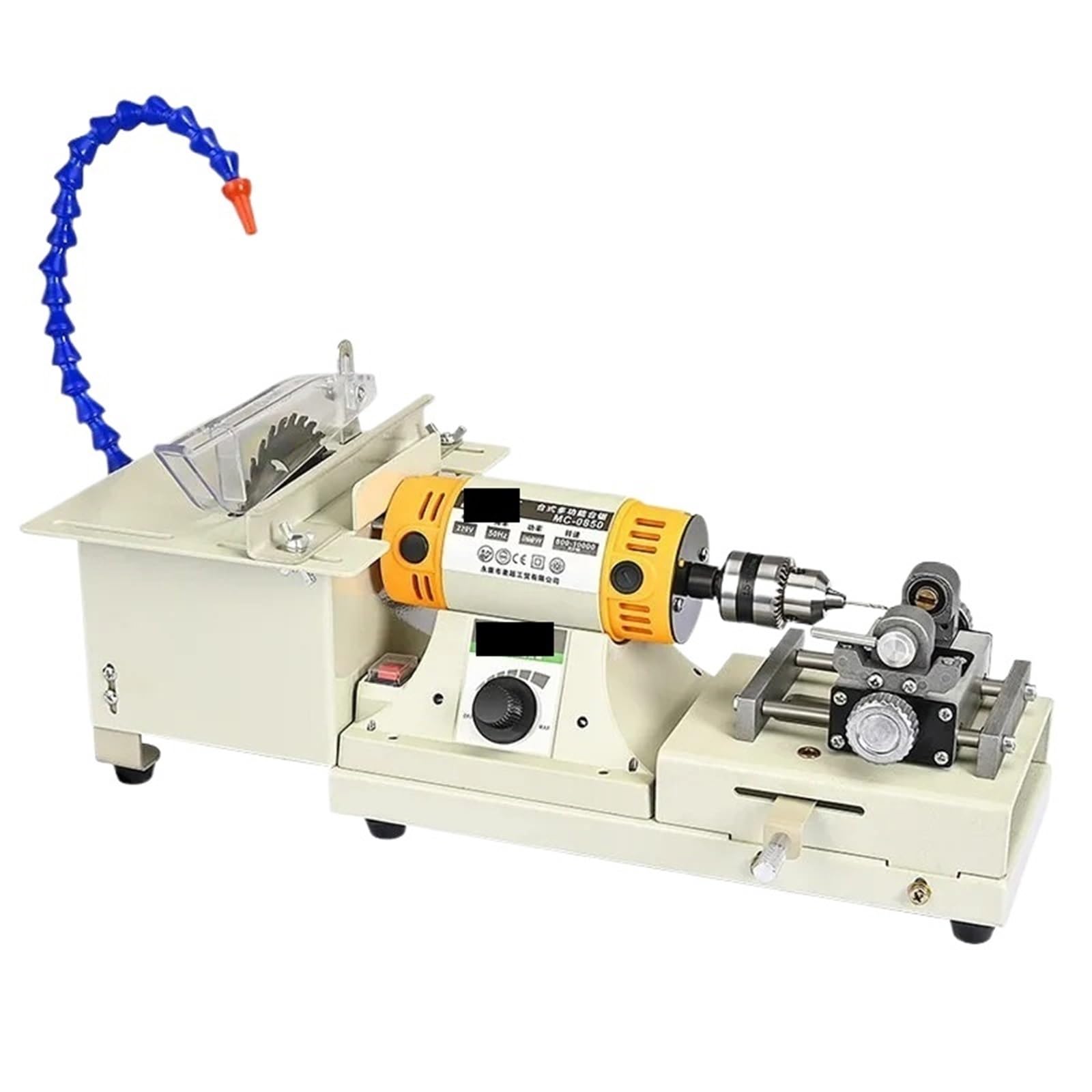 5 IN 1 Multifunctional Desktop Polishing Machine Jade Carving Grinding Cutting Machine Round Bead Punching Machine