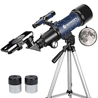 Telescopio per adulti principianti, apertura 70 mm