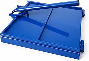 12-inch Commercial Steel Tortilla Press - Heavy Duty Mexican Style Tortilla Maker, Flatbread, Blue