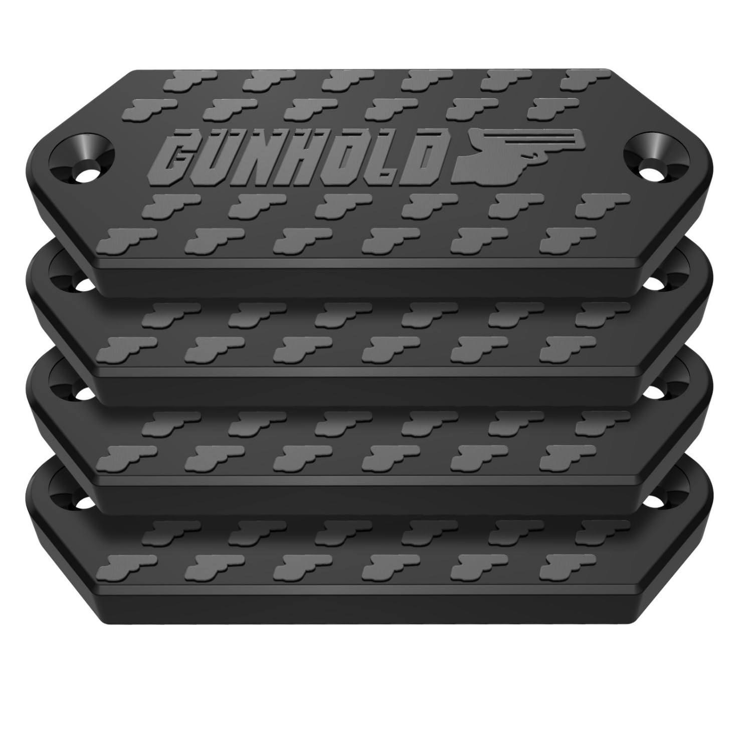 RugaijeffPooda ? Gun Magnet 68lbs Rated Magnetic Gun Mount, Rubber Coated Firearm Holder for Rifle Pistol Magazines, Gun Magnet for Vehicle, Desks, Safes, and Walls.( 4PACK)