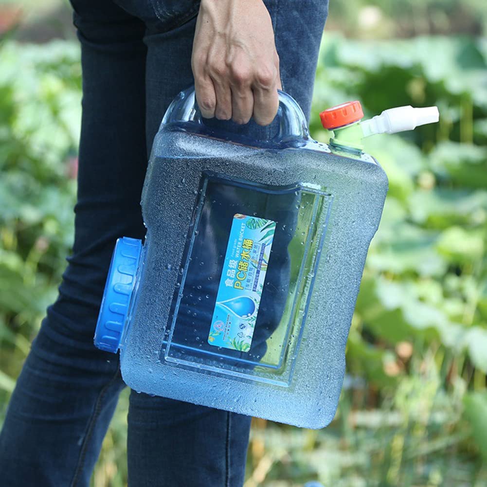 Relaxdays - Jerrycan Met Kraan - Watertank En Waterreservoir Voor Camping En Op Reis 12 Liter