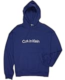 Men&apos;s Logo French Terry Hoodie &lpar;Blue&comma; Large&rpar;